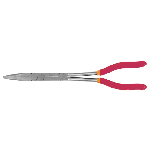 [SMATO] Long-Nose Pliers - Flat Jows With Double-Joint Handle (100-0210)