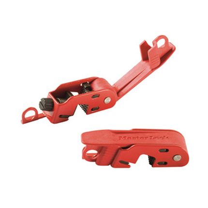 MASTER LOCK Model No. 493B  Grip Tight™ Circuit Breaker Lockout, Standard Single and Double Toggles