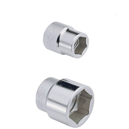 [GENIUS TOOLS] 1" Dr. 6 pt. Metric Hand Sockets