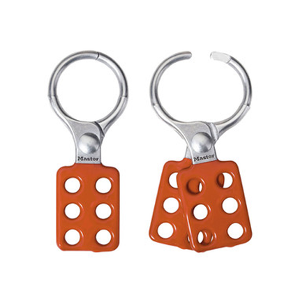 MASTER LOCK Model No. 417  Aluminum Lockout Hasp, 1-1/2in (38mm) Jaw Clearance