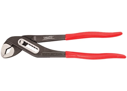 [SMATO] Pump Pliers-Flat Jaws and Cusion Grip