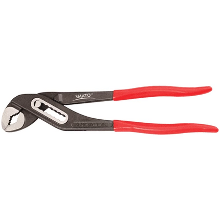 [SMATO] Pump Pliers-Flat Jaws and Cusion Grip
