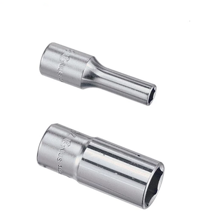 [GENIUS TOOLS] 3/8" Dr. 6 pt. Metric Deep Hand Sockets