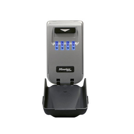 MASTER LOCK Model No. 5425D  2-7/8in (72mm) Wide Set Your Own Combination Light Up Dial Wall Mount Lock Box
