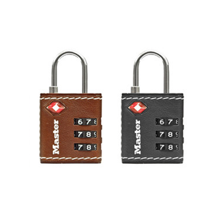 MASTER LOCK Model No. 4692D  1-1/4in (32mm) Wide Set Your Own Combination TSA-Accepted Luggage Lock