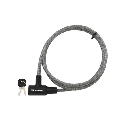 MASTER LOCK Model No. 8154DPF  6ft (1.8m) Long x 3/8in (10mm) Diameter Keyed Cable Lock
