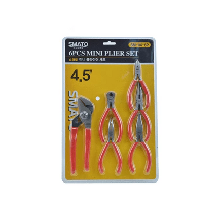 [SMATO] Mini Pliers Set 6 Pieces | 100-0502