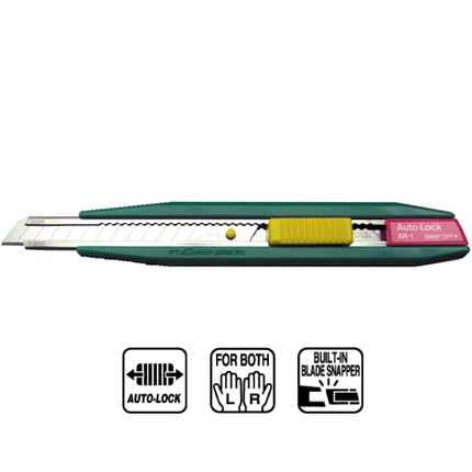NT CUTTER Breakaway-Blade Utility Knives Vivid Wide A Green "AR-1P(G)"
