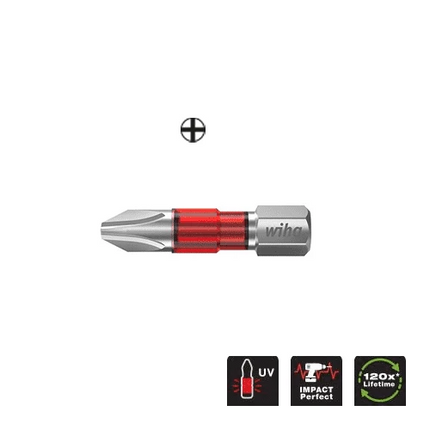 [WIHA] TY bit set 29 mm Phillips (PH3) 5-pcs. in box, 1/4",7011