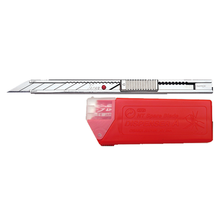NT CUTTER Breakaway-Blade Utility Knives, Professional Precision Cutter AD & Spare blade "SET-AD950P"