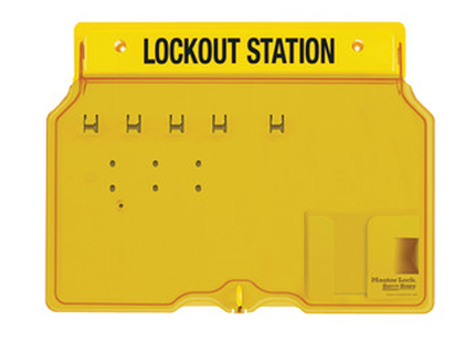 MASTER LOCK Model No. 1482B  4-Lock Padlock Station, Unfilled