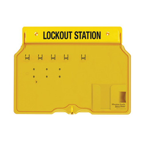 MASTER LOCK Model No. 1482B  4-Lock Padlock Station, Unfilled