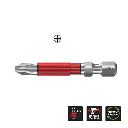 [WIHA] TY bit set 49 mm Phillips  5-pcs. in box, 1/4",7041