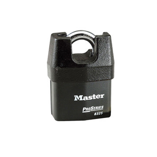 MASTER LOCK Model No. 6325  2-3/8in (60mm) Wide ProSeries® Shrouded Laminated Steel Rekeyable Pin Tumbler Padlock