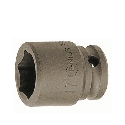 GENIUS TOOLS 3/8" Dr. 6 pt. Metric Impact Sockets Cr-Mo