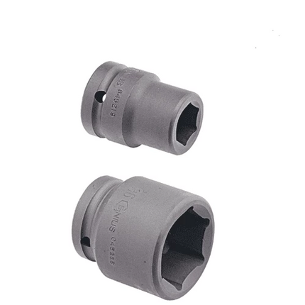 [GENIUS TOOLS] 3/4" Dr. 6 pt. Metric Impact Sockets Cr-Mo