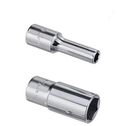 [GENIUS TOOLS] 1/2" Dr. 6 pt. Metric Deep Hand Sockets