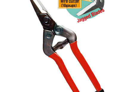 CHIKAMASA Shears For Picking Fruits E-6C	(Jagged blade with wire-cutting function)