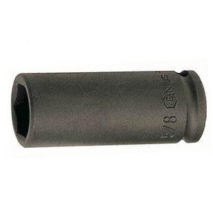 [GENIUS TOOLS] 3/8" Dr. 6 pt. Metric Deep Impact Sockets Cr-Mo