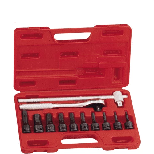 [GENIUS TOOLS] 12 Piece 1/2″ Dr. Metric Hex Head Driver Set TH-412H | 200-7724