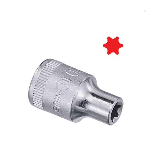 [GENIUS TOOLS]  1/4" Dr. E-Star Hand Sockets