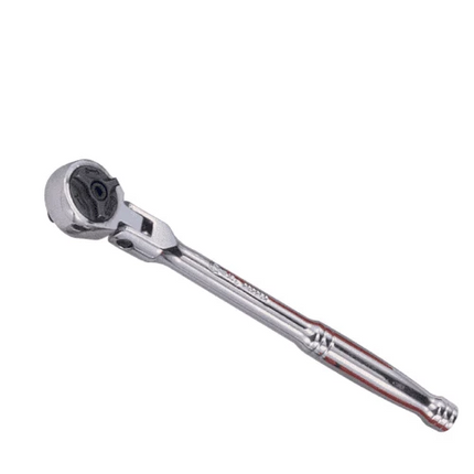 [GENIUS TOOLS] 1/4" Dr. 72 Teeth Flex Head Ratchet - Chrome Handle | 200-7159