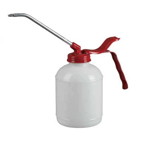 PRESSOL Standard oiler-350 ml-PE-white  EWKP-spout-135 mm