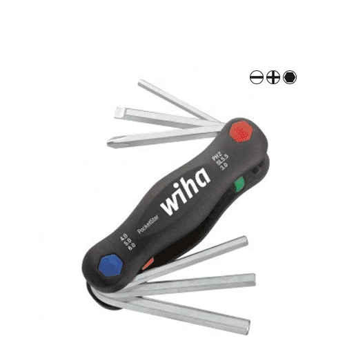 [WIHA] Multitool PocketStar Slotted Phillips internal hexagon 6-pcs. SB 351 PK6X | 210-6964