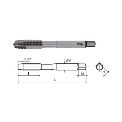 YG-1  COMBO TAPS JIS I-TYPE Spiral Point Bright