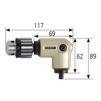 KANZAWA K-834 L-shaped drill L. PRO-10