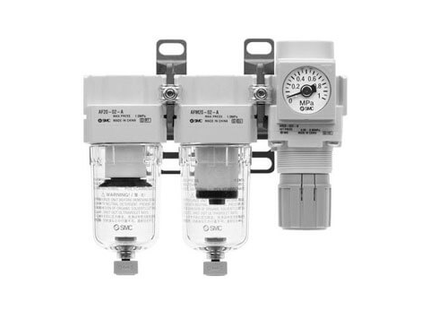 SMC AC20C-B to AC40C-B, Air Filter, Mist Separator and Regulator, AC30C-03-B
