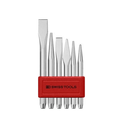 [PB SWISS TOOLS] PB 850.B CN  Small Punch & Chisels set in a handy plastic holder