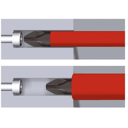 [WIHA] Screwdriver SoftFinish® electric slimFix   TORX® Tamper Resistant (with hole), 3251 TR