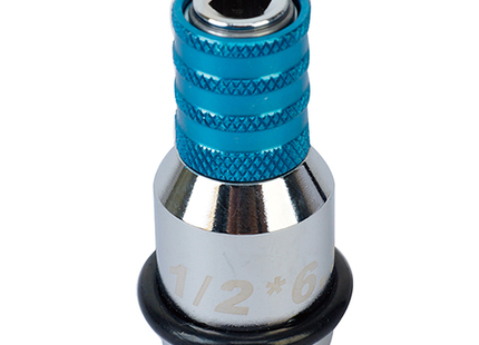 Seshin Buffalo Impact Quick Bit Adaptor QBA6.35 (1/2"x50mmX6.35)