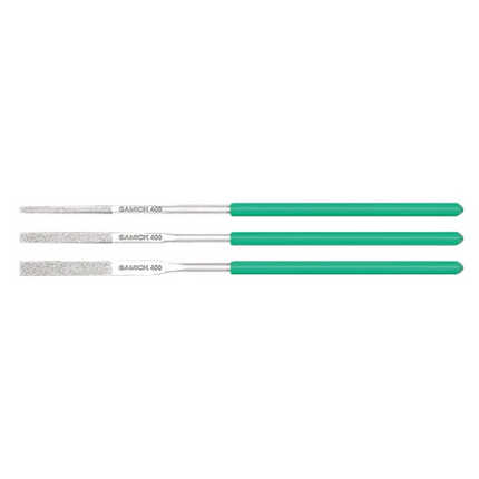 Samick THK Taper Precision Diamond Files, TP3 (3PCS)