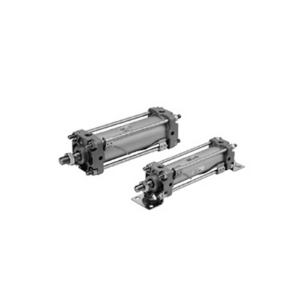 SMC CA2H Series Air-Hydro Tie-Rod Cylinder, Double Acting, Single Rod, CDA2BH50-200