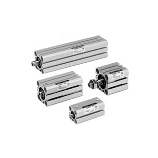 SMC CQS Series, Compact Type Cylinder, Double Acting, Single Rod, CDQSB20-100DCM