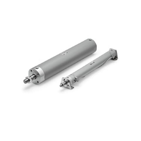 SMC CG1-Z Series Air Cylinder, Round Body, Double Acting, Single Rod, CG1ZN20-75Z