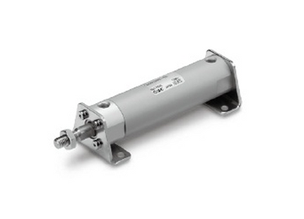 SMC CG1K-Z Series Air Cylinder, Round Body, Double Acting, Non-Rotating, CDG1KLN32-400Z