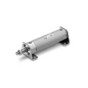 SMC CG1K-Z Series Air Cylinder, Round Body, Double Acting, Non-Rotating, CDG1KZN25-50Z