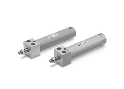 SMC CG1R-Z Series Air Cylinder, Round Body, Double Acting, Direct Mounting, CDG1RA40-150Z