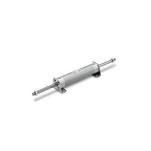 SMC CG1W-Z Series Air Cylinder, Round Body, Double Acting, Double Rod, CDG1WBA50-250Z