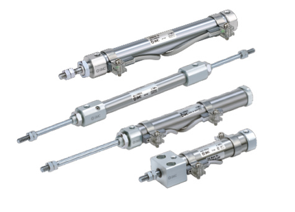 SMC CJ2-Z Series Air Cylinder, Round Body, Double Acting, Single Rod, CJ2B6-45Z