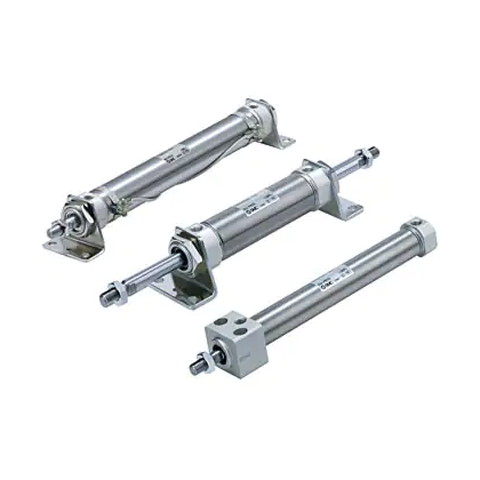 SMC CM2-Z Series Air Cylinder, round body, Double Acting, Single Rod, CDM2B20-75Z-XC8A