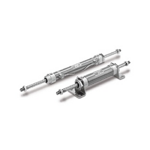 SMC CM2W-Z Series Air Cylinder, round body, Double Acting, Double Rod, CDM2WB20-25Z