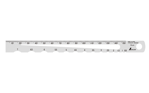 Shinwa Radius Scale A-1 R0.5-7
