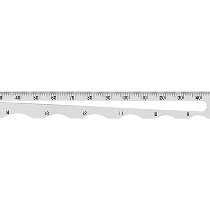 Shinwa Radius Scale A-2 R8 ~ 15