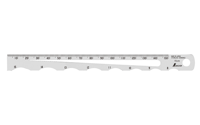 Shinwa Radius Scale A-2 R8 ~ 15