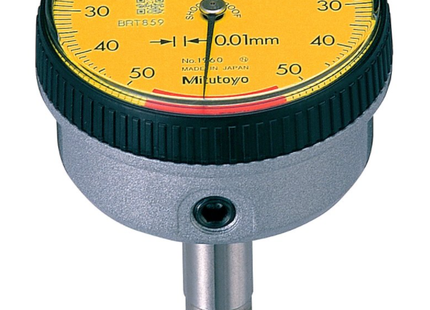 Mitutoyo® 1960T - 1 Series™ 0 to 1 mm Metric Dial Back Plunger Indicator