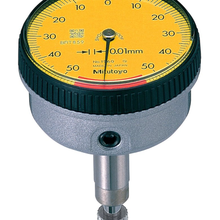 Mitutoyo® 1960T - 1 Series™ 0 to 1 mm Metric Dial Back Plunger Indicator